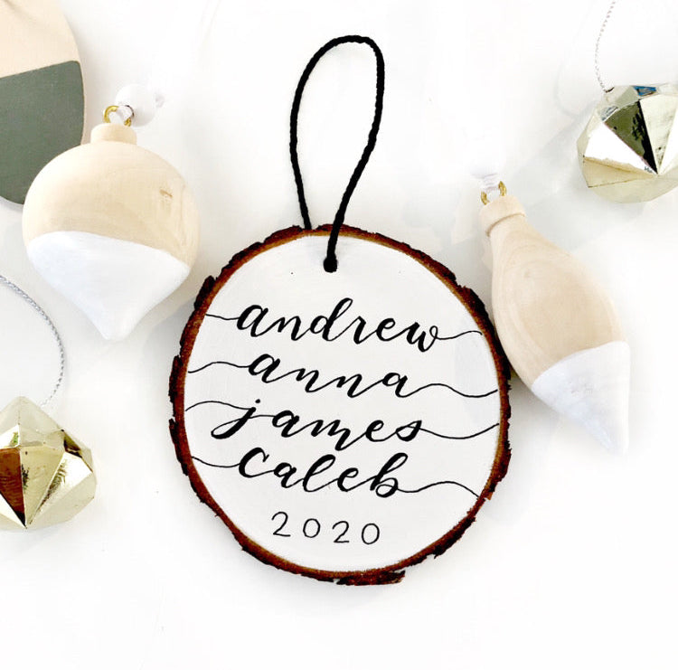 Customized Ornament - Fully Personalized, Wooden