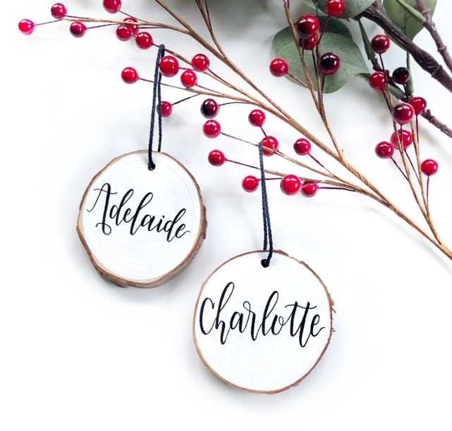 Customized Ornament - Fully Personalized, Wooden